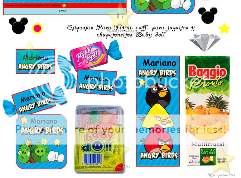 Kit Imprimible Candy Bar Golosinas Personalizadas Diamante – Kit ...